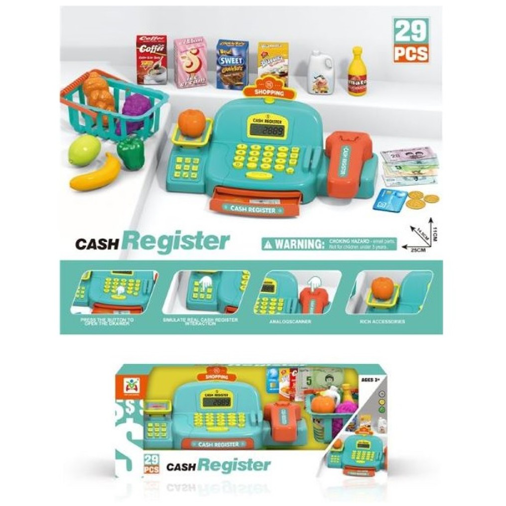 TrademarktΤαμειακή Μηχανή Με Τρόφιμα, Σκάνερ, Ήχο Και Φως 37Χ17Χ14εκpapell.gr